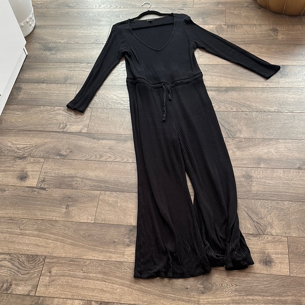 Beyond Yoga Black Wide-Leg Jumpsuit